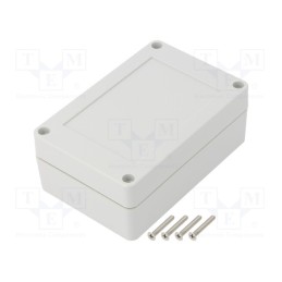 1 pcs x KRADEX - Z128SJ TM ABS - Enclosure: multipurpose, X: 70mm, Y: 105mm, Z: 40mm, ABS, grey, IP67