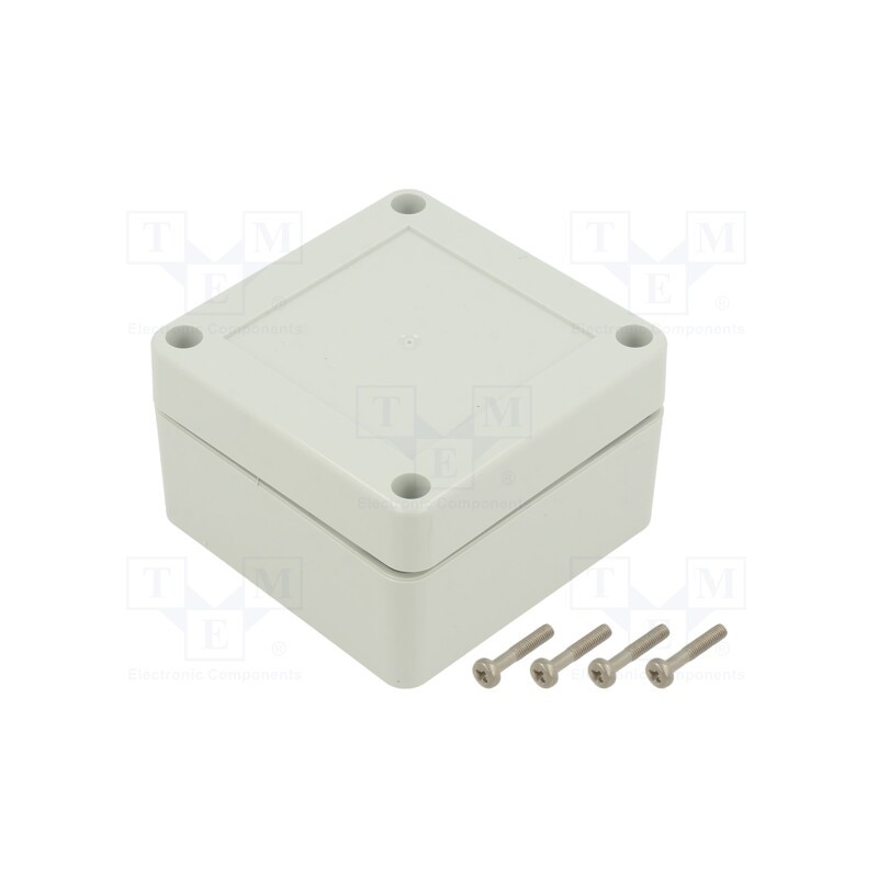 1 pcs x KRADEX - ZP75.75.45SJ TM PC - Enclosure: multipurpose, X: 75mm, Y: 75mm, Z: 45mm, ZP, polycarbonate
