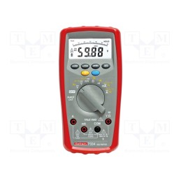 1 pcs x SEFRAM - SEFRAM7334 - Digital multimeter, LCD, 3,75 digit (6000), 3x/s, VDC: 600mV,600V