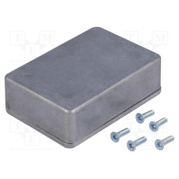 1 pcs x HAMMOND - 1550P - Enclosure: multipurpose, X: 55mm, Y: 80mm, Z: 25mm, 1550, aluminium