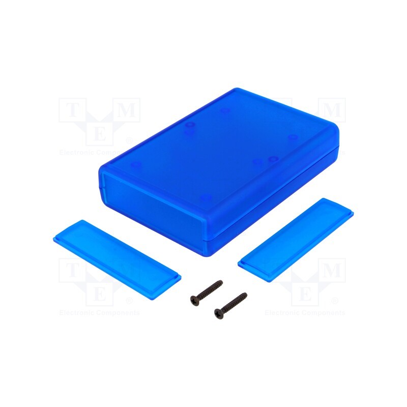 1 pcs x HAMMOND - 1593NTBU - Enclosure: with panel, 1593, X: 75mm, Y: 110mm, Z: 25mm, ABS