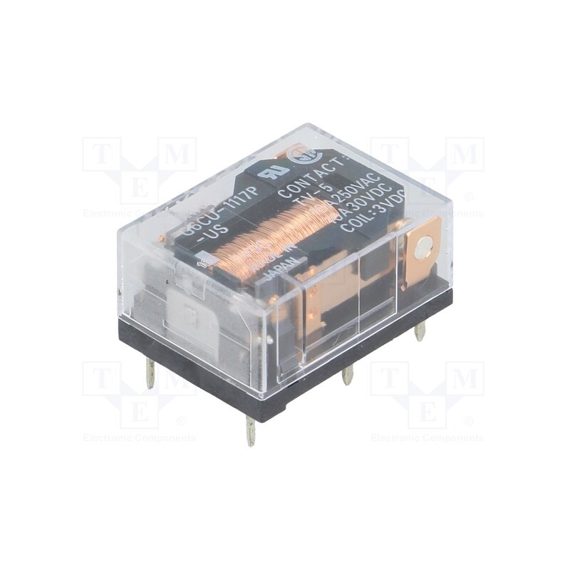 1 pcs x OMRON OCB - G6CU-1117P-US 3VDC - Relay: electromagnetic, SPST-NO, Ucoil: 3VDC, Icontacts max: 10A