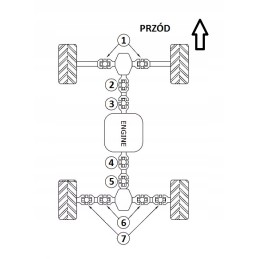 Arctic Cat drive shaft cross, many models