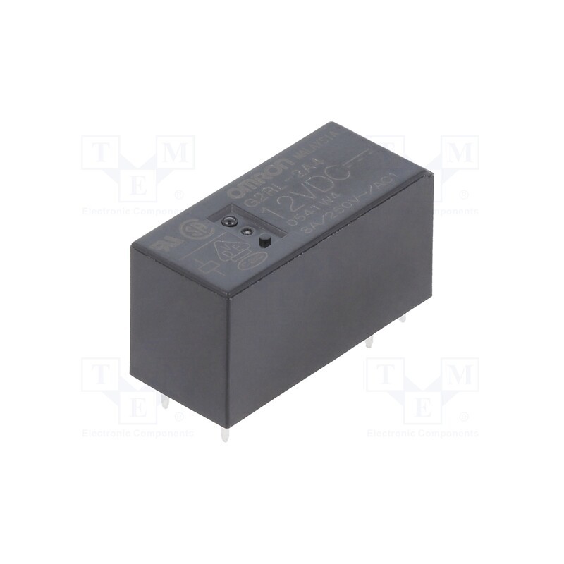 1 pcs x OMRON OCB - G2RL-2A4 DC12 - Relay: electromagnetic, DPST-NO, Ucoil: 12VDC, Icontacts max: 8A
