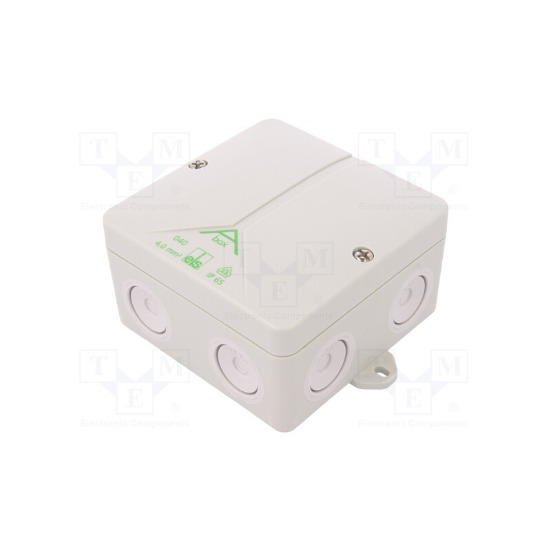 1 pcs x SPELSBERG - 80540701 -AS - Enclosure: junction box, X: 93mm, Y: 93mm, Z: 55mm, polystyrene, IP65