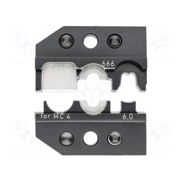 1 pcs x KNIPEX - 97 49 66 6 - Crimping jaws, photovoltaics,solar connectors type MC4