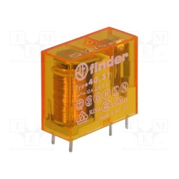 1 pcs x FINDER - 40.31.8.012.0000 - Relay: electromagnetic, SPDT, Ucoil: 12VAC, Icontacts max: 20A