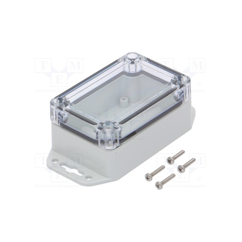1 pcs x KRADEX - ZP90.60.40SUJP TM PC - Enclosure: multipurpose, X: 60mm, Y: 90mm, Z: 40mm, ZP, polycarbonate