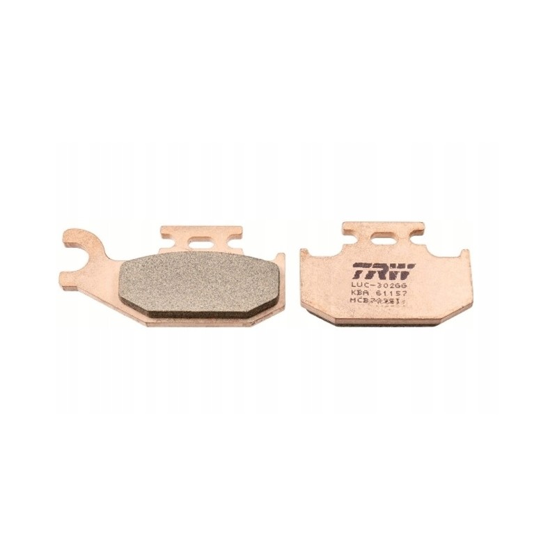 Brake pads front rear trw mcb723si
