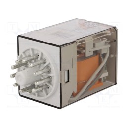 1 pcs x FINDER - 60.13.8.230.0054 - Relay: electromagnetic, 3PDT, Ucoil: 230VAC, Icontacts max: 10A