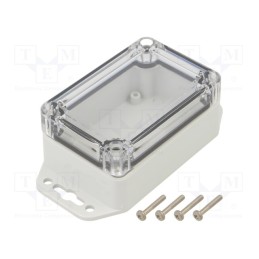 1 pcs x KRADEX - ZP90.60.40SUJP TM ABS-PC - Enclosure: multipurpose, X: 60mm, Y: 90mm, Z: 45mm, ZP, ABS, IP67