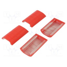 1 set x RETEX - P33133435 -AS - Rubber corner, Series: 33, red, 4pcs.