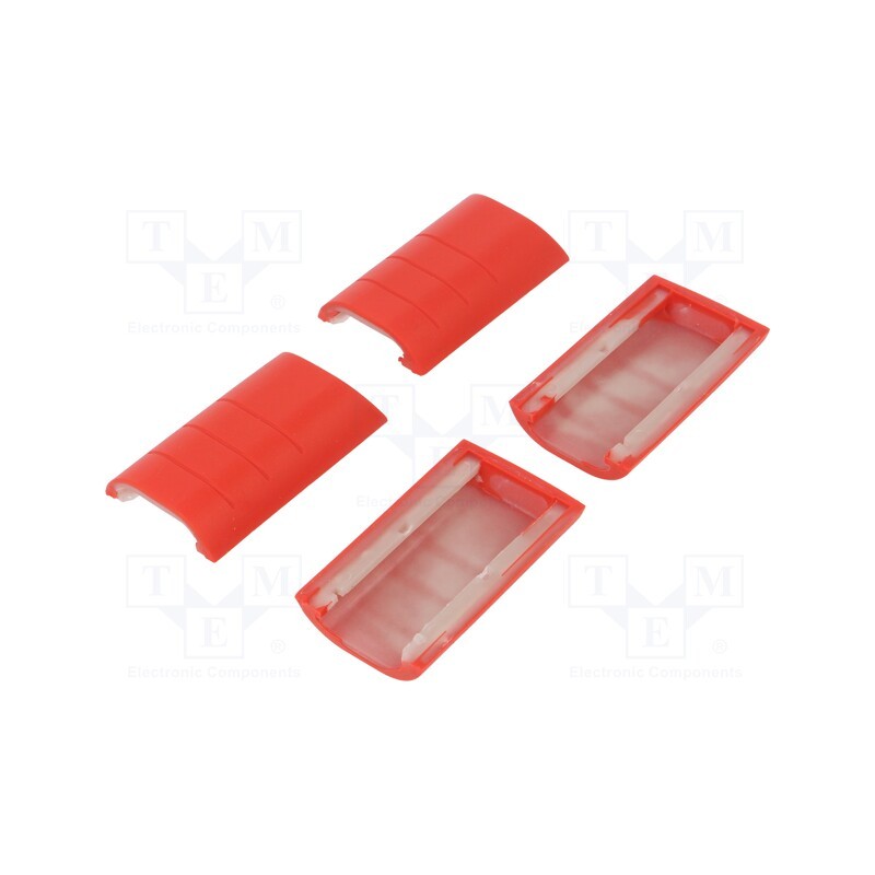 1 set x RETEX - P33133435 -AS - Rubber corner, Series: 33, red, 4pcs.