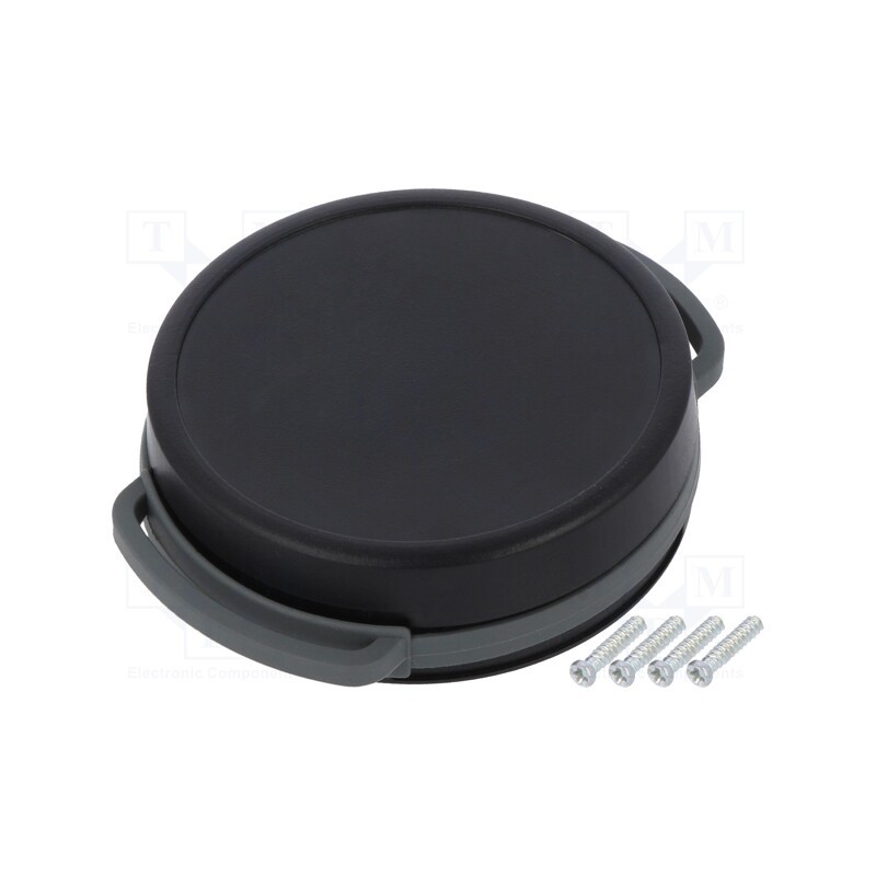 1 pcs x TEKO - SUI-TEK2A.29 - Enclosure: multipurpose, Z: 13mm, black, with holder, Ø: 47mm