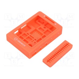 1 pcs x DFROBOT - FIT0936 - Enclosure: for computer, UNIHIKER, DF-DFR0706-EN, silicone, red