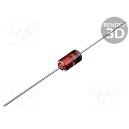 1 pcs x ONSEMI - 1N4448TR - Diode: switching, THT, 100V, 300mA, Ifsm: 4A, DO35, Ufmax: 1V, Ir: 50uA