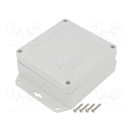 1 pcs x KRADEX - ZP105.105.45UJH TM ABS - Enclosure: multipurpose, X: 105mm, Y: 105mm, Z: 45mm, ZP, ABS, gasket
