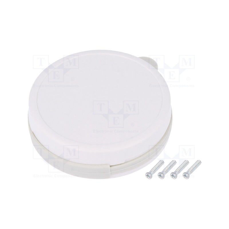 1 pcs x TEKO - SUI-TEK1A.30 - Enclosure: multipurpose, Z: 13mm, light grey, with holder, Ø: 47mm