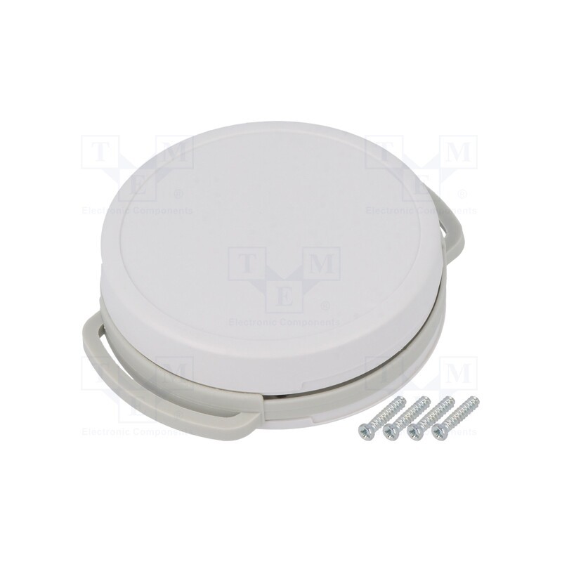1 pcs x TEKO - SUI-TEK2A.30 - Enclosure: multipurpose, Z: 13mm, light grey, with holder, Ø: 47mm