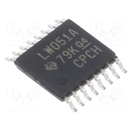 3 pcs x TEXAS INSTRUMENTS - SN74LV4051APW - IC: digital, demultiplexer,multiplexer, Ch: 8, SMD, TSSOP16, 74LV