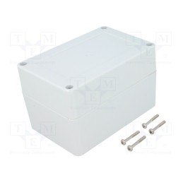 1 pcs x KRADEX - ZP120.80.75JH TM ABS - Enclosure: multipurpose, X: 80mm, Y: 120mm, Z: 75mm, ZP, ABS, gasket