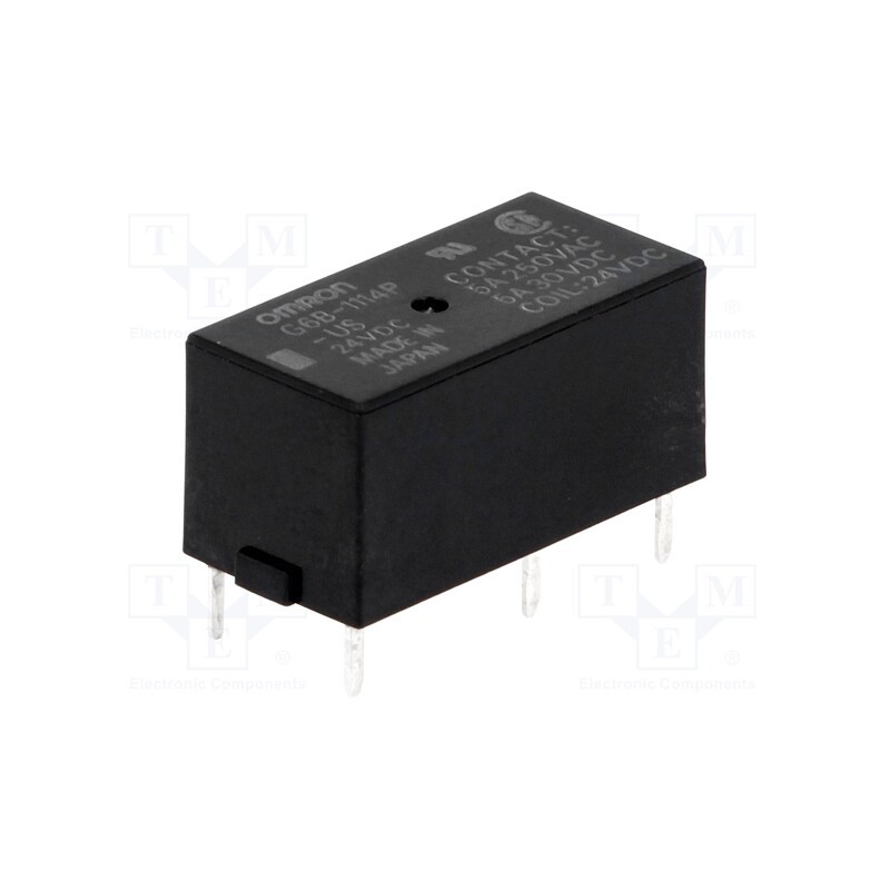 1 pcs x OMRON OCB - G6B-1114P-US 24VDC - Relay: electromagnetic, SPST-NO, Ucoil: 24VDC, Icontacts max: 5A