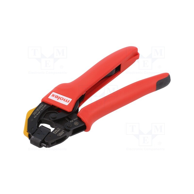 1 pcs x MOLEX - 2002185000 - Tool: for crimping, insulated solder sleeves, 26AWG÷8AWG