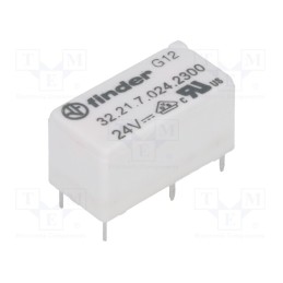 1 pcs x FINDER - 32.21.7.024.2300 - Relay: electromagnetic, SPST-NO, Ucoil: 24VDC, Icontacts max: 15A