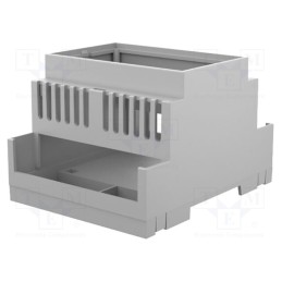 1 pcs x ITALTRONIC - 5.040453 - Enclosure: for DIN rail mounting, Y: 90mm, X: 71.2mm, Z: 53mm, PPO
