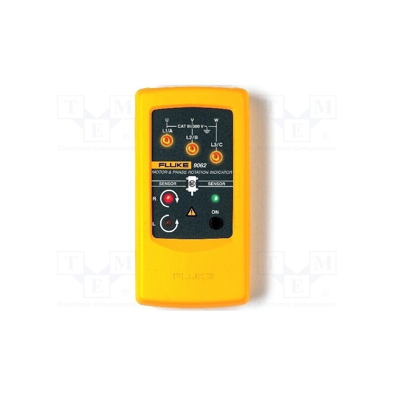 1 pcs x FLUKE - FLUKE 9062 - Tester: phase sequence, LED, 120÷400VAC, Freq: 2÷400Hz, IP40