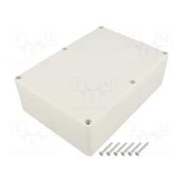 1 pcs x KRADEX - Z74JH ABS - Enclosure: multipurpose, X: 126mm, Y: 176mm, Z: 57mm, ABS, grey, IP65