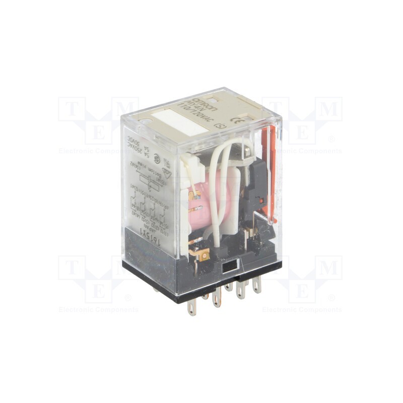 1 pcs x OMRON - MY4N 110/120VAC (S) - Relay: electromagnetic, 4PDT, Ucoil: 115VAC, Icontacts max: 5A