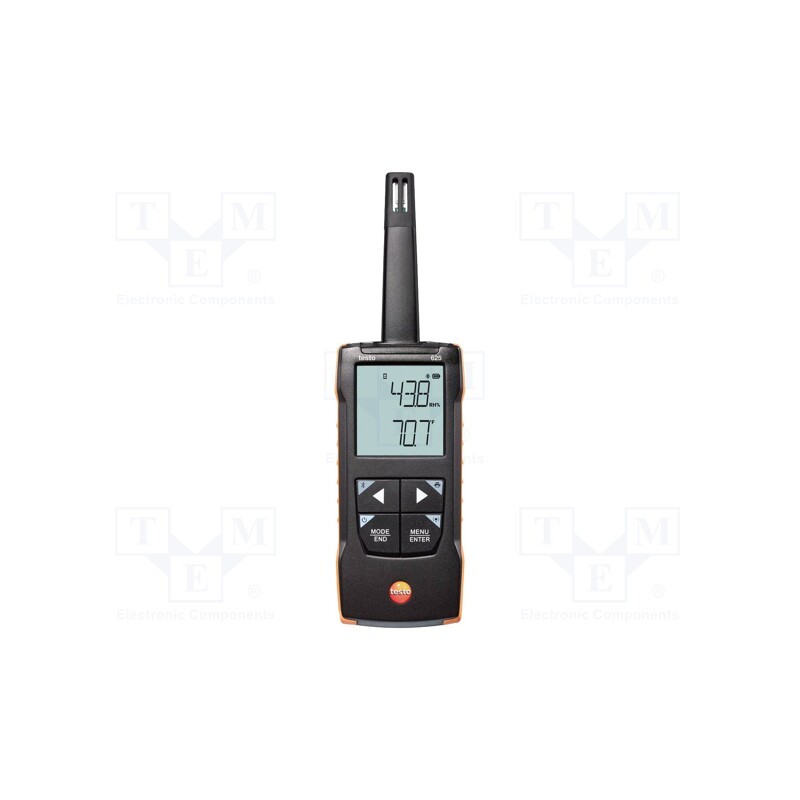 1 pcs x TESTO - TESTO 625 0563 1625 - Thermo-hygrometer, -10÷60°C, Temp.(thermocouple T): -200÷1370°C