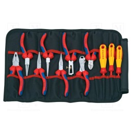 1 set x KNIPEX - 00 19 41 - Kit: for assembly work, 1kV, case, 11pcs.