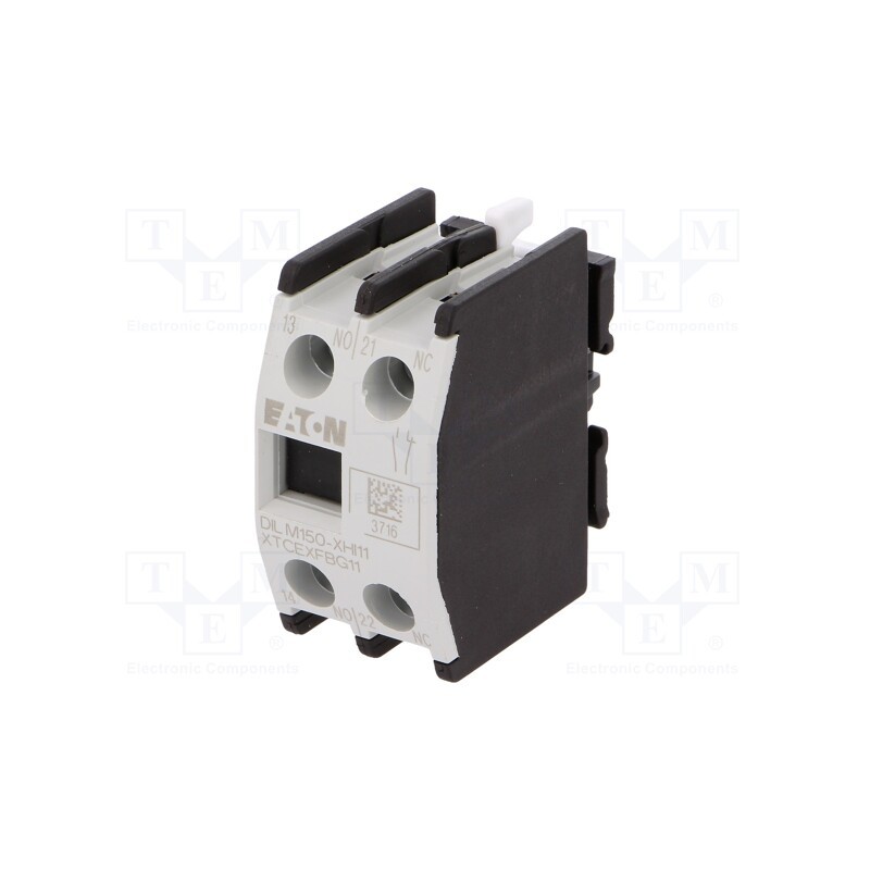 1 pcs x EATON ELECTRIC - DILM150-XHI11 - Auxiliary contacts, Leads: screw terminals, front
