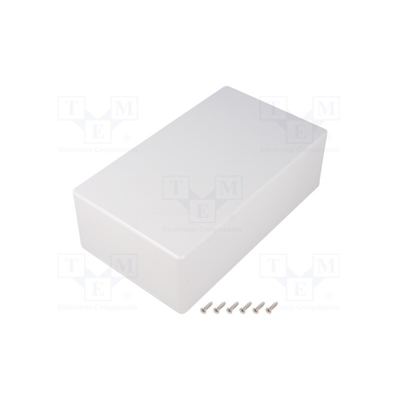 1 pcs x HAMMOND - 1591ESGY - Enclosure: multipurpose, X: 110mm, Y: 191mm, Z: 61mm, 1591S, ABS, grey
