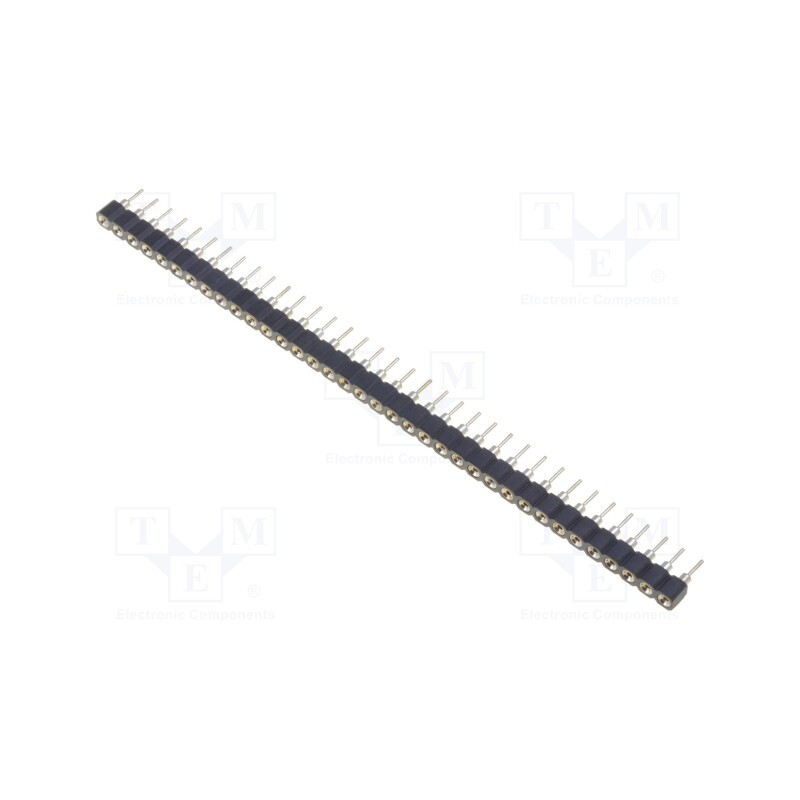 1 pcs x ADAM TECH - SMC-1-36-1-GT - Socket: integrated circuits, SIL36, Pitch: 2.54mm, precision, THT