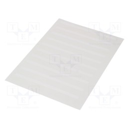 1 pcg x HELLERMANNTYTON - 594-11042 - Label, 25.4mm, 25.4mm, white, TAGPRINTPRO2.0EU, -40÷150°C
