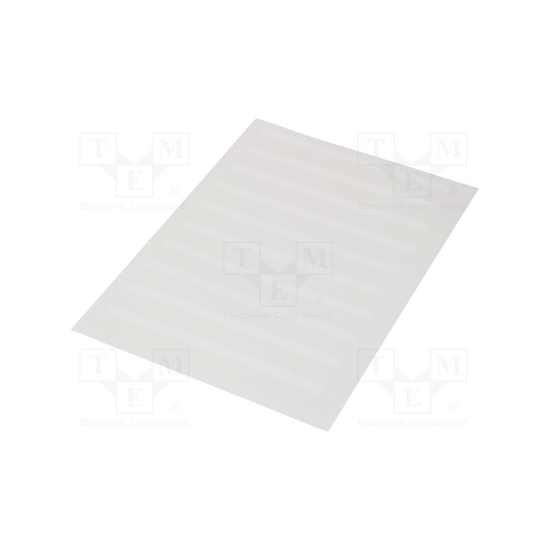 1 pcg x HELLERMANNTYTON - 594-11042 - Label, 25.4mm, 25.4mm, white, TAGPRINTPRO2.0EU, -40÷150°C