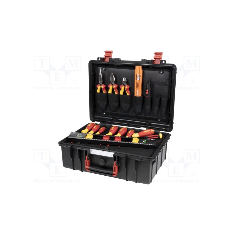 1 set x WIHA - 45530 - Kit: general purpose, for electricians, 1kV, Basic L electric