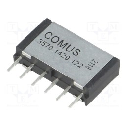 1 pcs x COMUS - 3570.1429.122 - Relay: reed switch, DPST-NO, Ucoil: 12VDC, 1A, max.200VDC, 15W, THT
