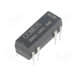 1 pcs x COMUS - 3563.1231.242 - Relay: reed switch, SPDT, Ucoil: 24VDC, 400mA, max.100VDC, 5W, THT