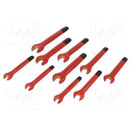 1 set x BAHCO - 6MV/10T - Wrenches set, insulated,spanner, steel, 1kVAC, 10pcs.