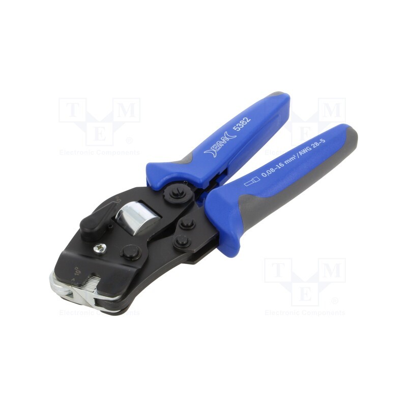 1 pcs x BM GROUP - 5382 - Tool: for crimping, insulated solder sleeves, 0.08÷16mm2