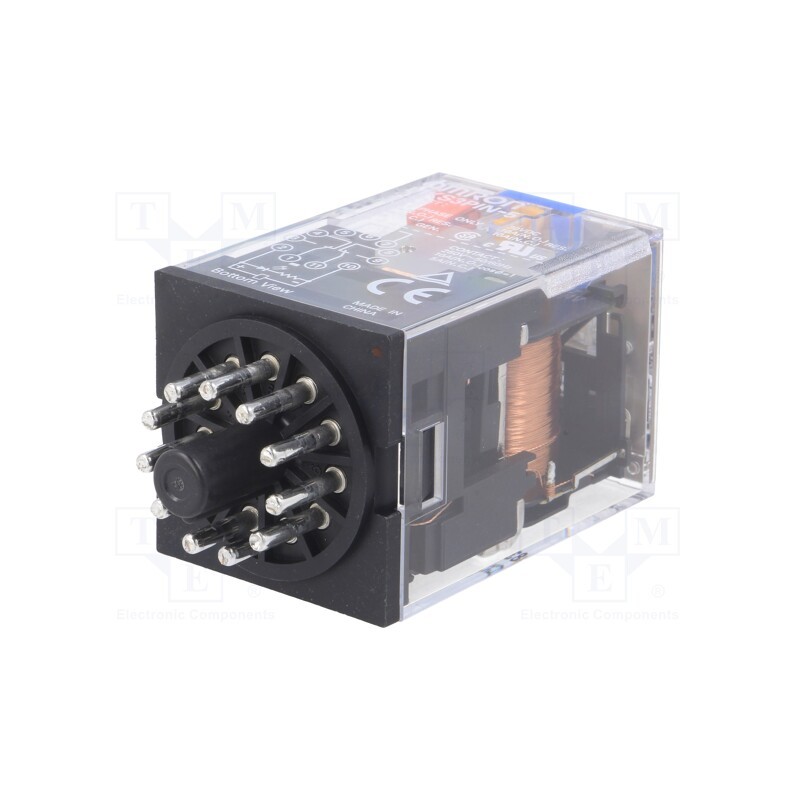 1 pcs x OMRON - MKS3PIN-5 DC24 - Relay: electromagnetic, 3PDT, Ucoil: 24VDC, Icontacts max: 10A