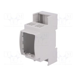 1 pcs x ITALTRONIC - 25.0202000.BL - Enclosure: for DIN rail mounting, Y: 90.5mm, X: 36mm, Z: 62mm, grey