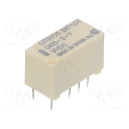 1 pcs x OMRON OCB - G6S-2-Y DC9 - Relay: electromagnetic, DPDT, Ucoil: 9VDC, 2A, 0.5A/125VAC, PCB