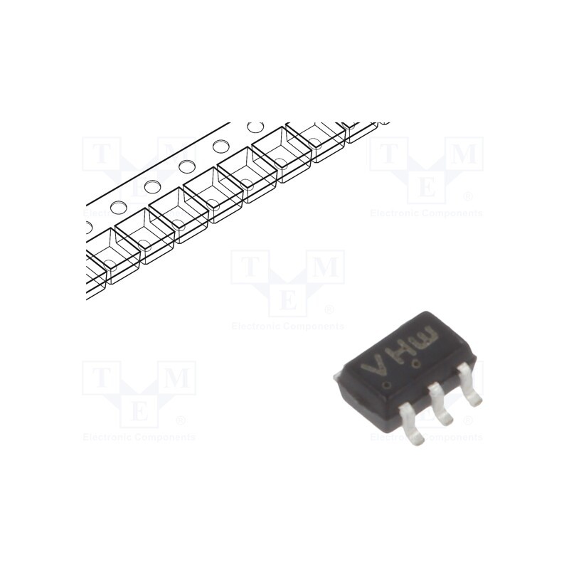 10 pcs x ONSEMI - M74VHC1GT00DFT1G - IC: digital, NAND, Ch: 1, IN: 2, TTL, SMD, SC88A, 2÷5.5VDC, -55÷125°C