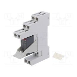 1 pcs x ABB - 1SVR405601R1013 - Relay: interface, DPDT, Ucoil: 24VDC, for DIN rail mounting