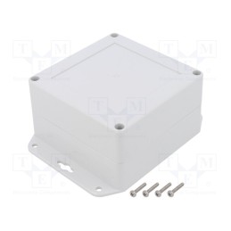 1 pcs x KRADEX - ZP105.105.60UJH TM ABS - Enclosure: multipurpose, X: 105mm, Y: 105mm, Z: 60mm, ZP, ABS, gasket
